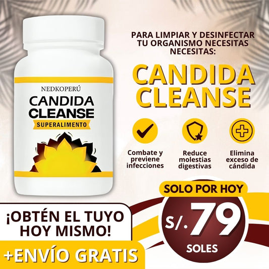 CANDIDA CLEANSE | REDUCE HONGOS, HINCHAZON Y MALESTAR DIGESTIVO