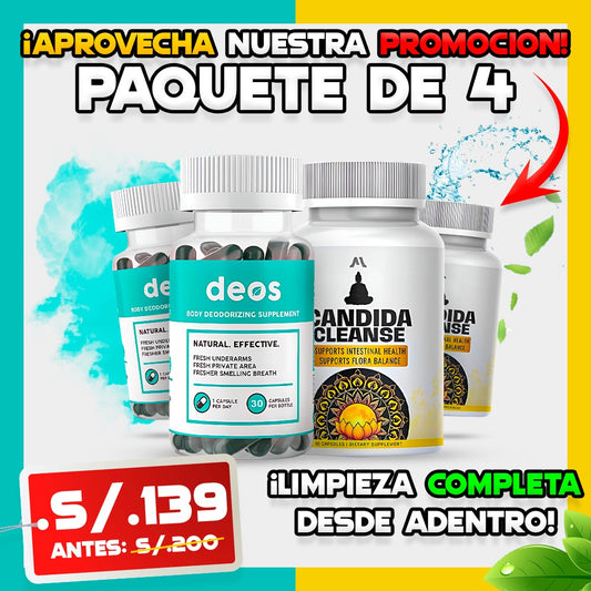 Pack Desintoxicación Pura ( 4 frascos )