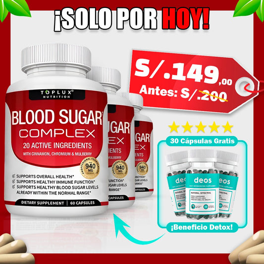 Blood Sugar Importado - “Controla tu azúcar, controla tu vida"