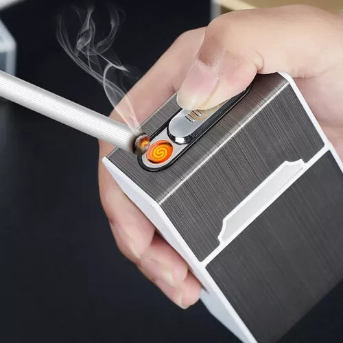 CIGARRERA CON ENCENDEDOR ELECTRÓNICO